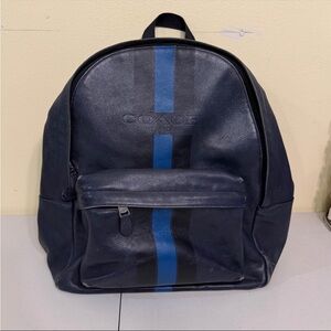 Coach Blue and navy Backpack